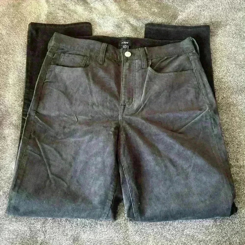 J Crew Corduroy full-length essential straight pant 28 NWT - Picture 1 of 3